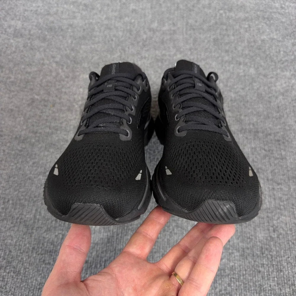 Brooks Ghost 15 Men's Size 9.5 Extra Wide (4E) Running Shoes Triple Black